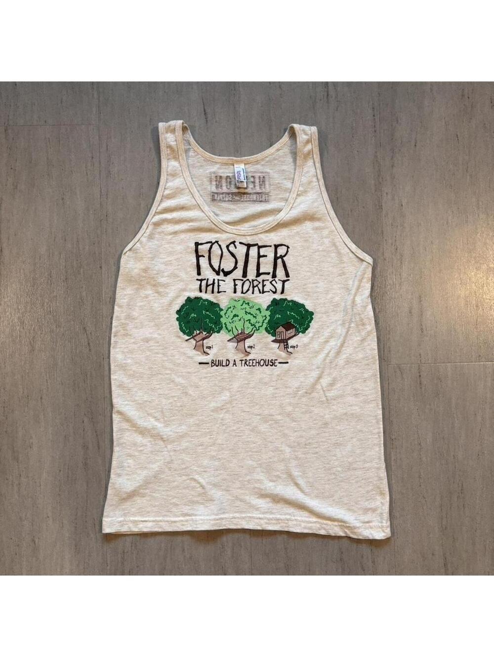 American Apparel Nelson Treehouse and Supply Forest Tank Top Small